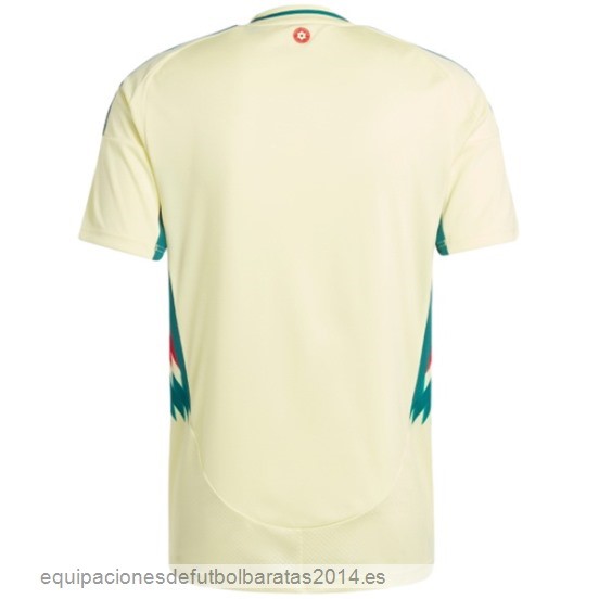 Nuevo Tailandia 2ª Camiseta Gales 2024 Amarillo Baratas
